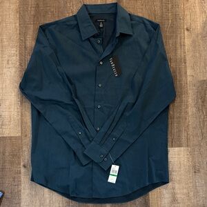 Van Heusen Men's Dark Teal Shirt